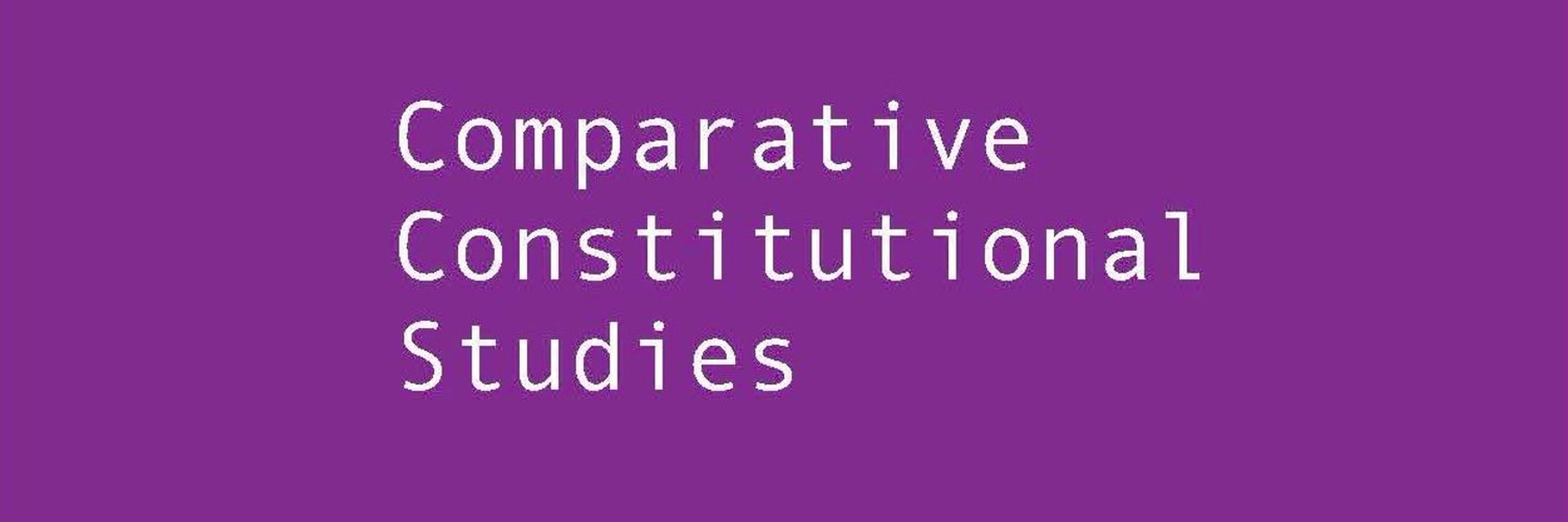 Comparative Constitutional Studies
