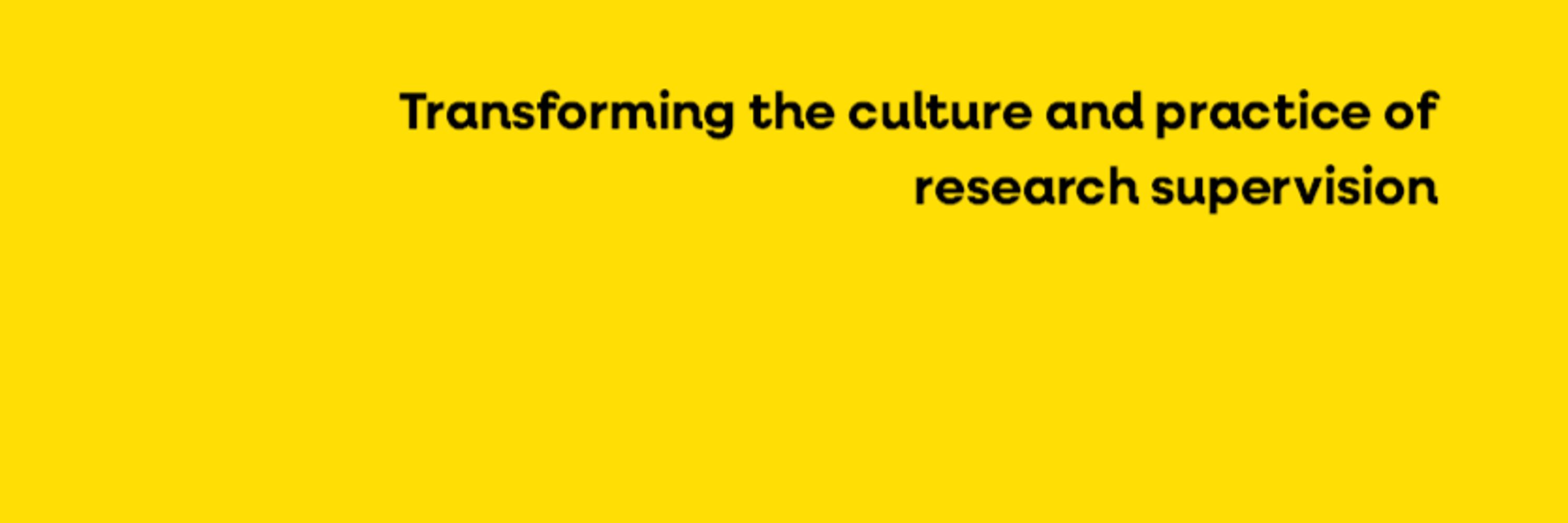 Next Generation Research SuperVision Project