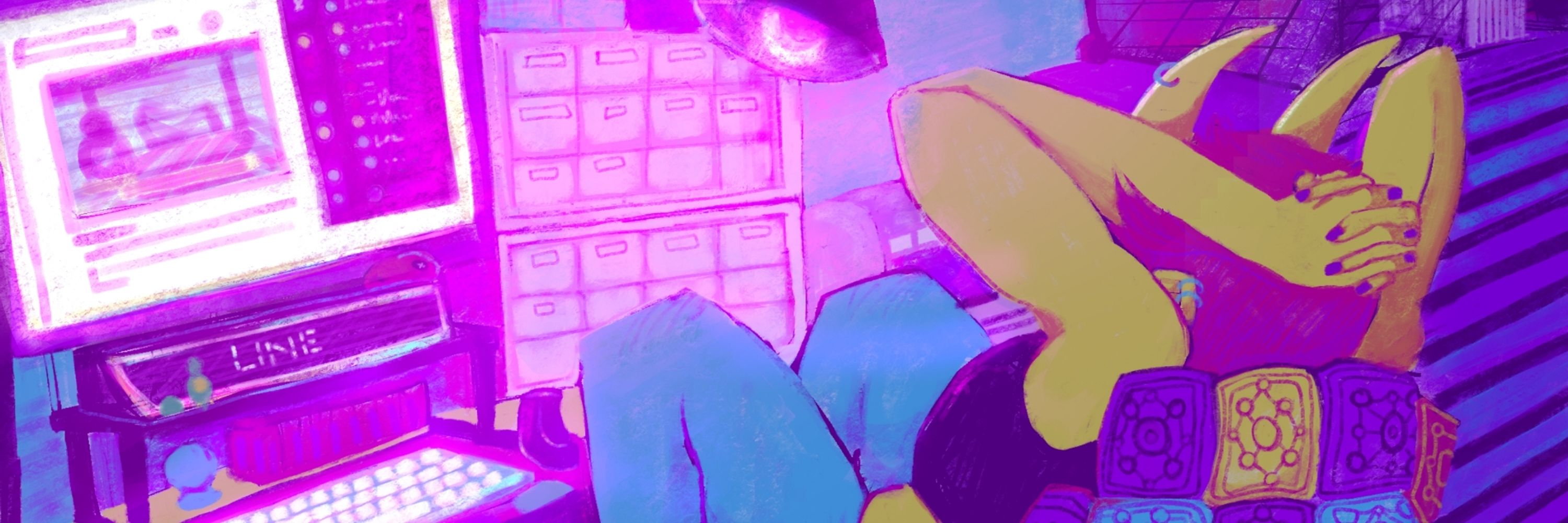 jude | neon 👹💥 》trying to make art again