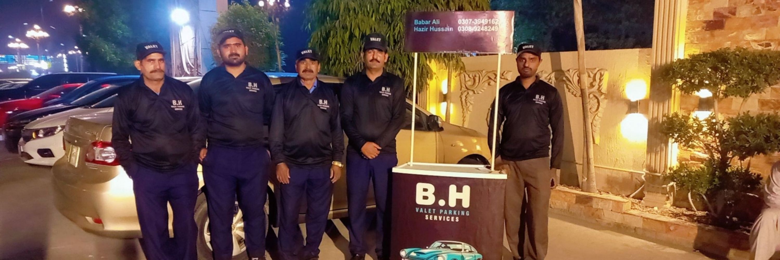 B.H valet parking services