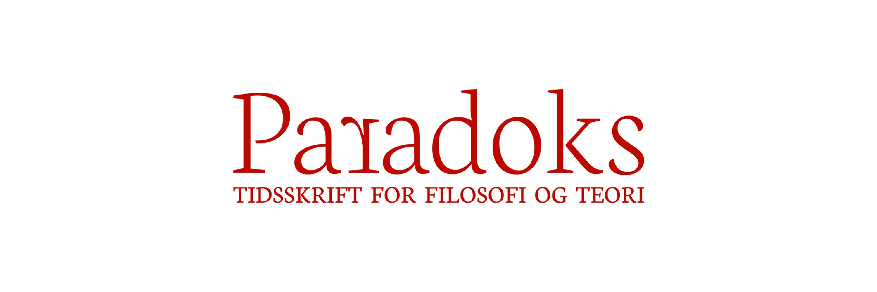 Tidsskriftet Paradoks