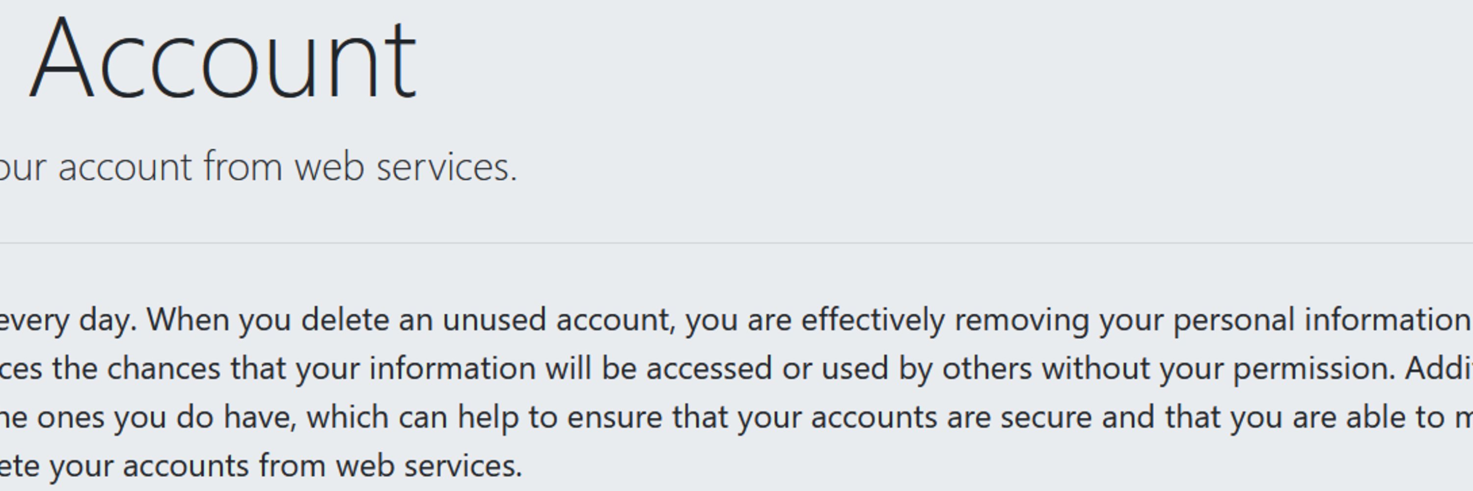 JustDeleteAccount.com