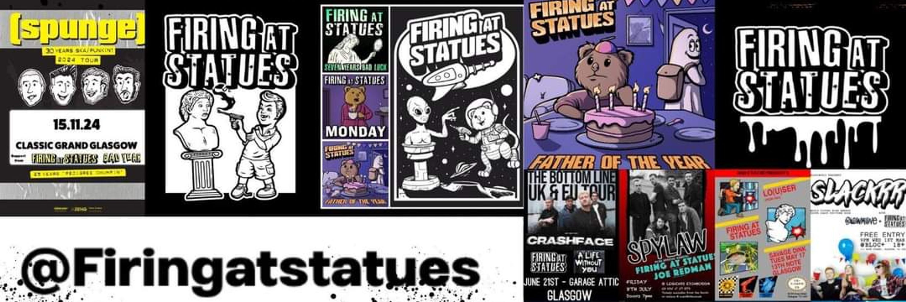 Firing at statues