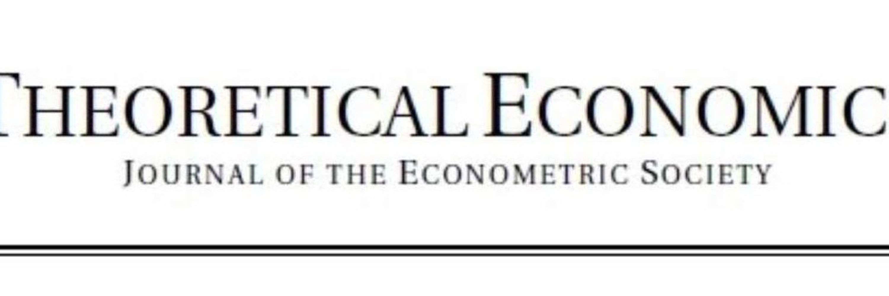 Theoretical Economics
