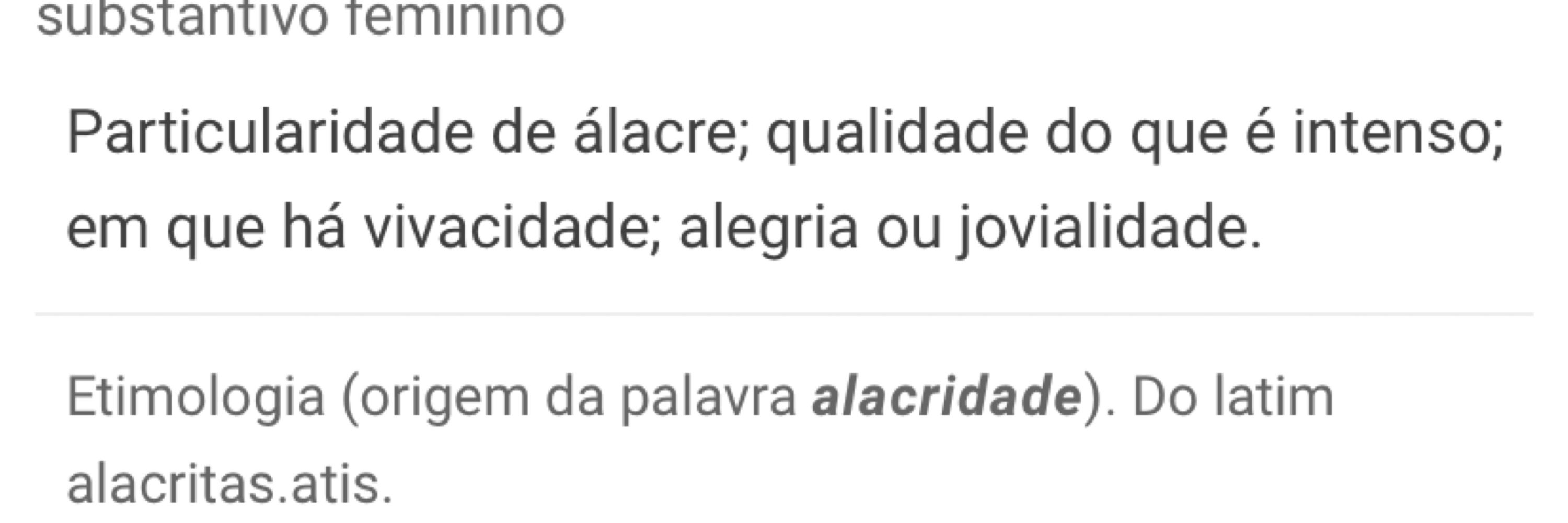 Alacridade romântica 