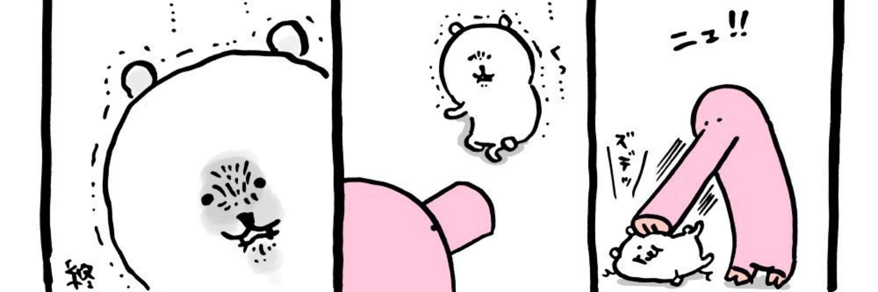 後ろのハチワレ(友好型)
