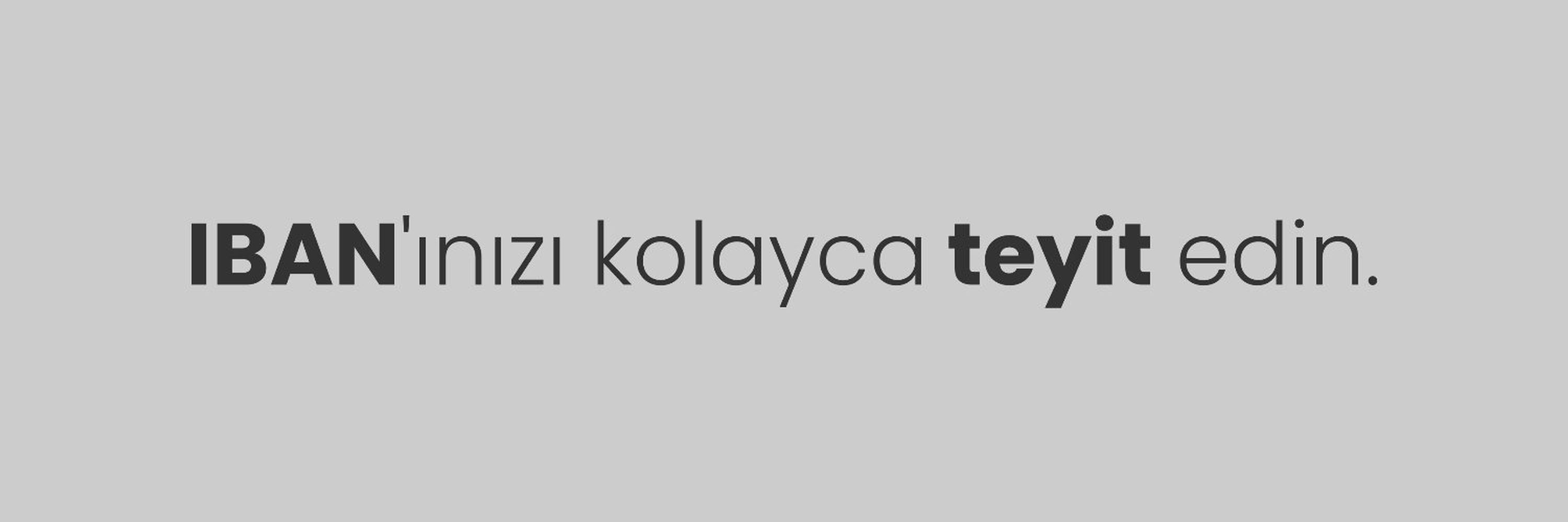 IBAN Teyit