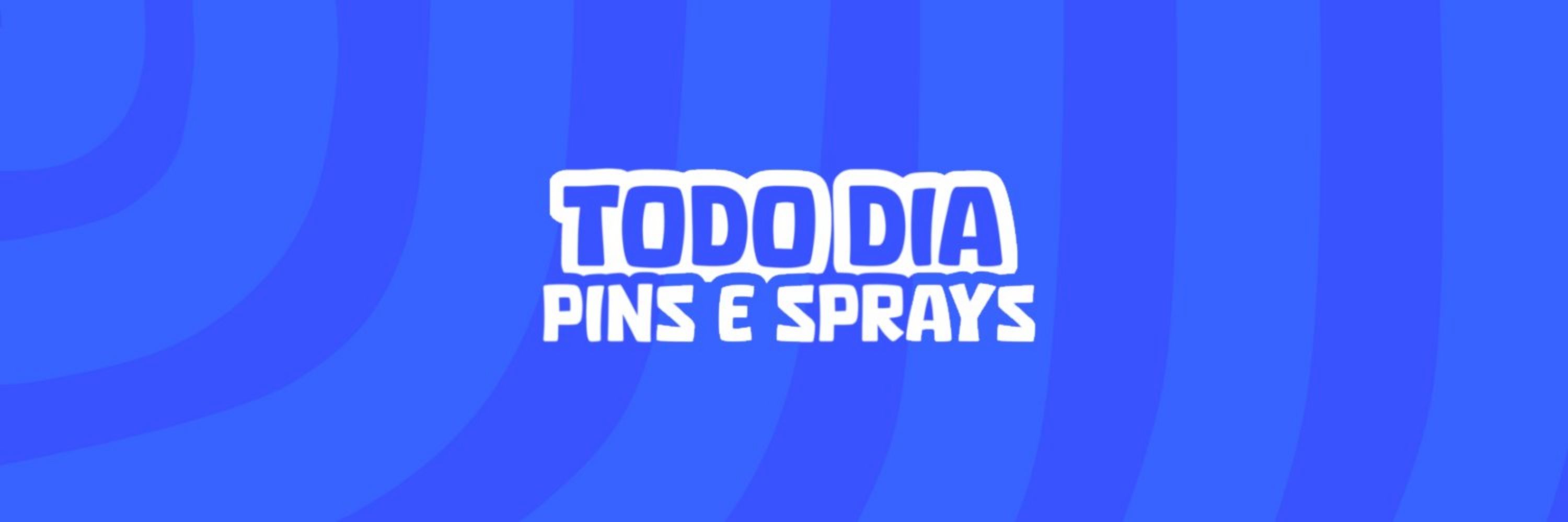 Todo dia Pins e Sprays de Brawl Stars 