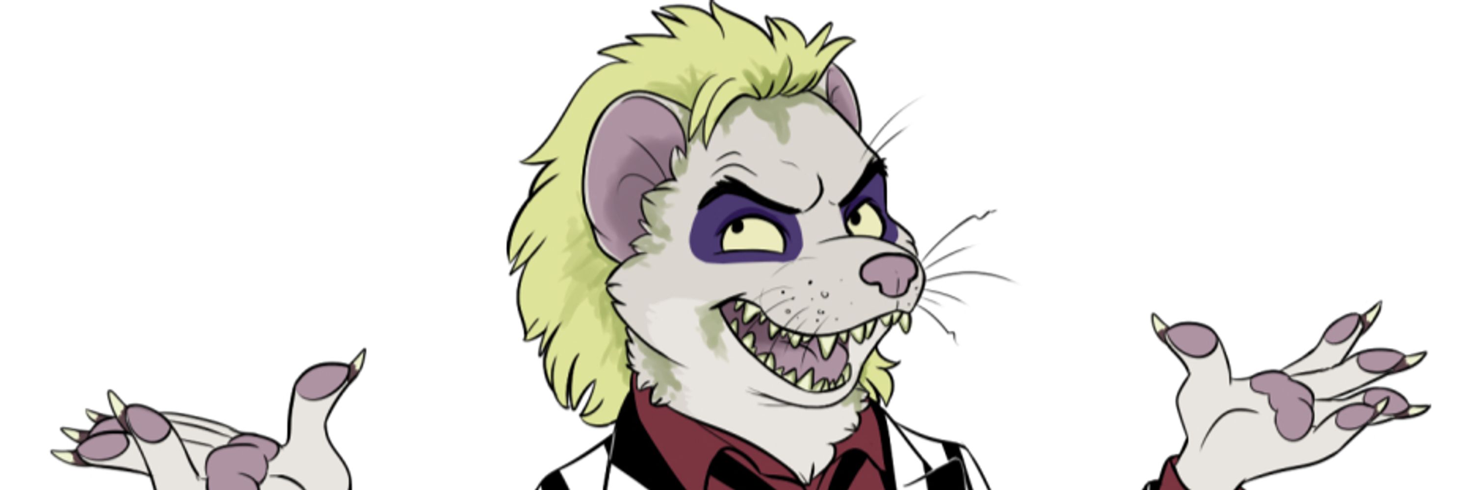 An extremely moody ferret 