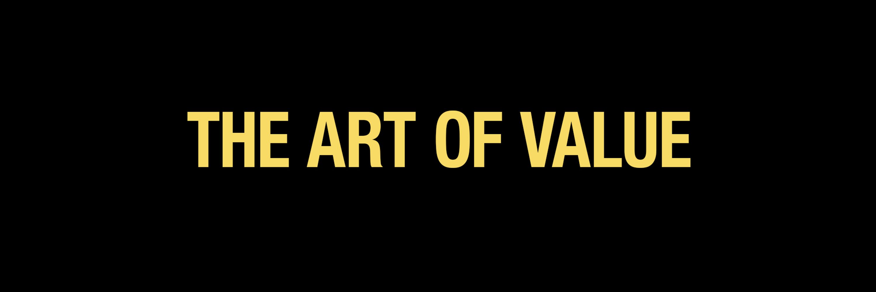 JJ @ The Art of Value