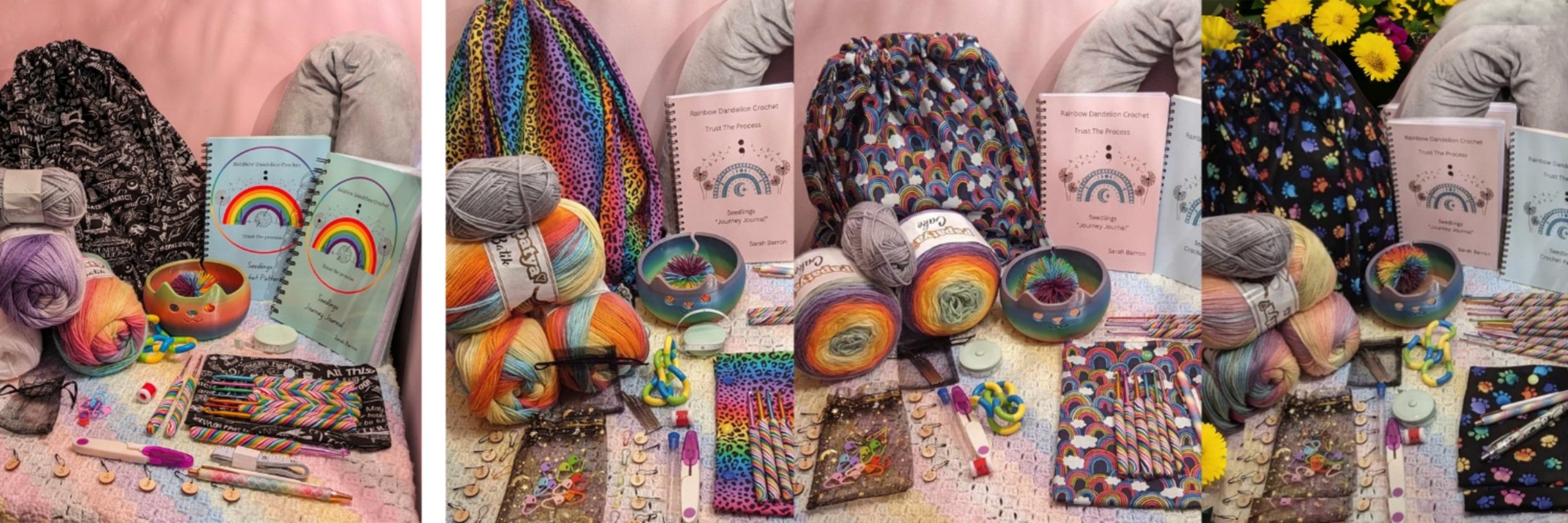 Sarah - Rainbow Dandelion Crochet