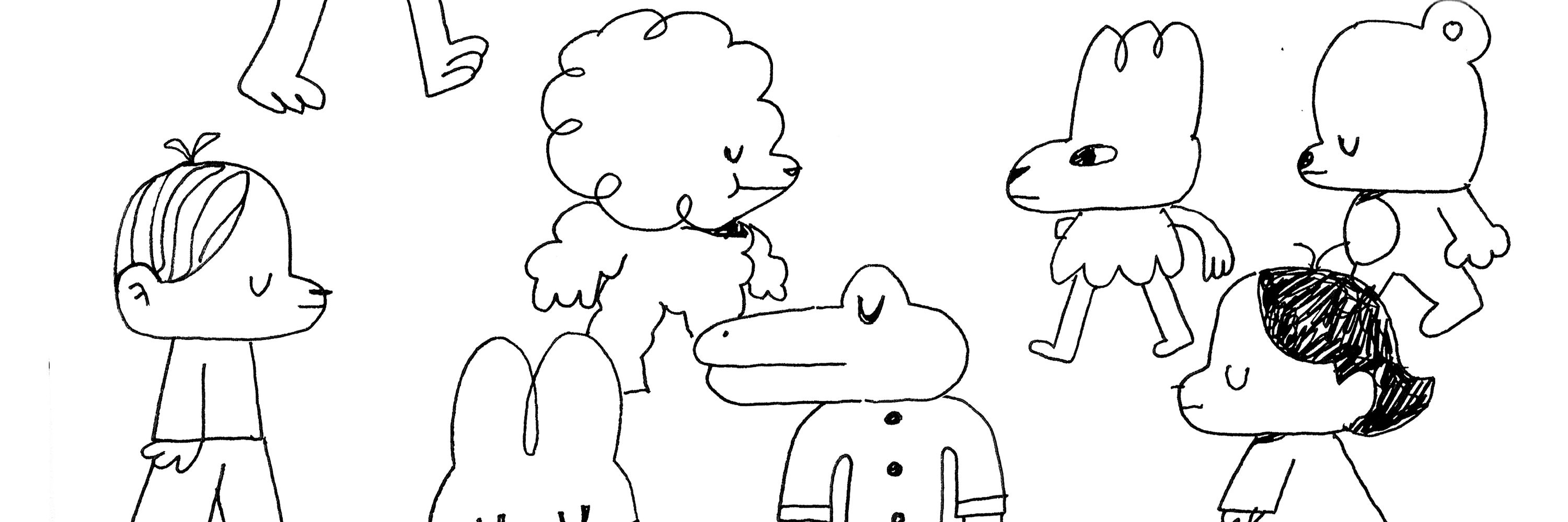 jill is drawing