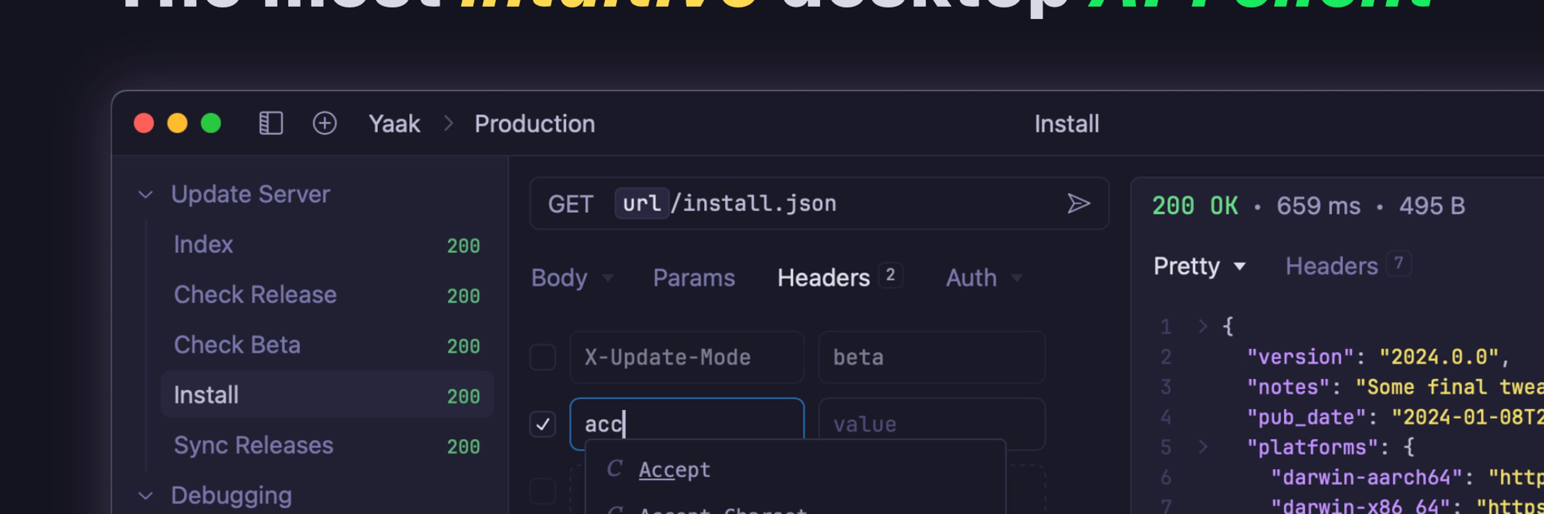 Yaak API Client