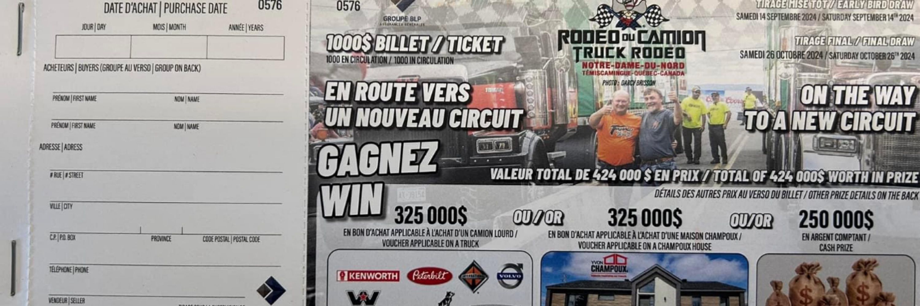 Billet 🎟️ à vendre @ 1000 $