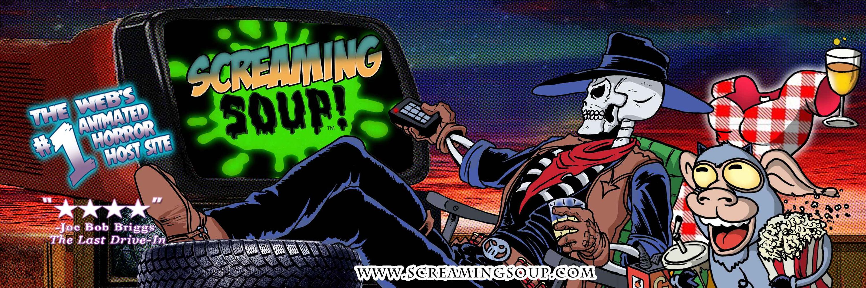 Screaming Soup! Web's #1 Animated Horror Host Show