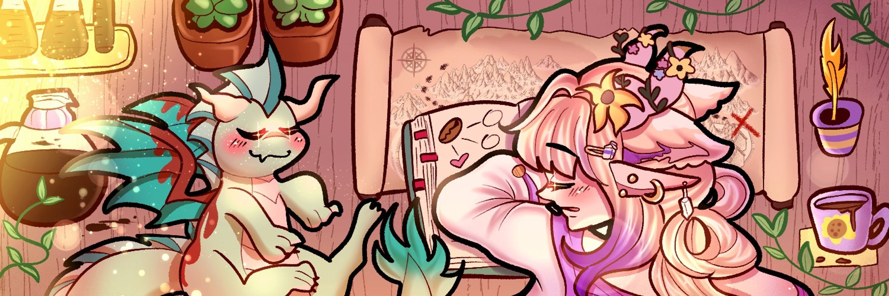 Cowfie ༊*·˚☕️🩷ʚ Sugarleaf ɞ