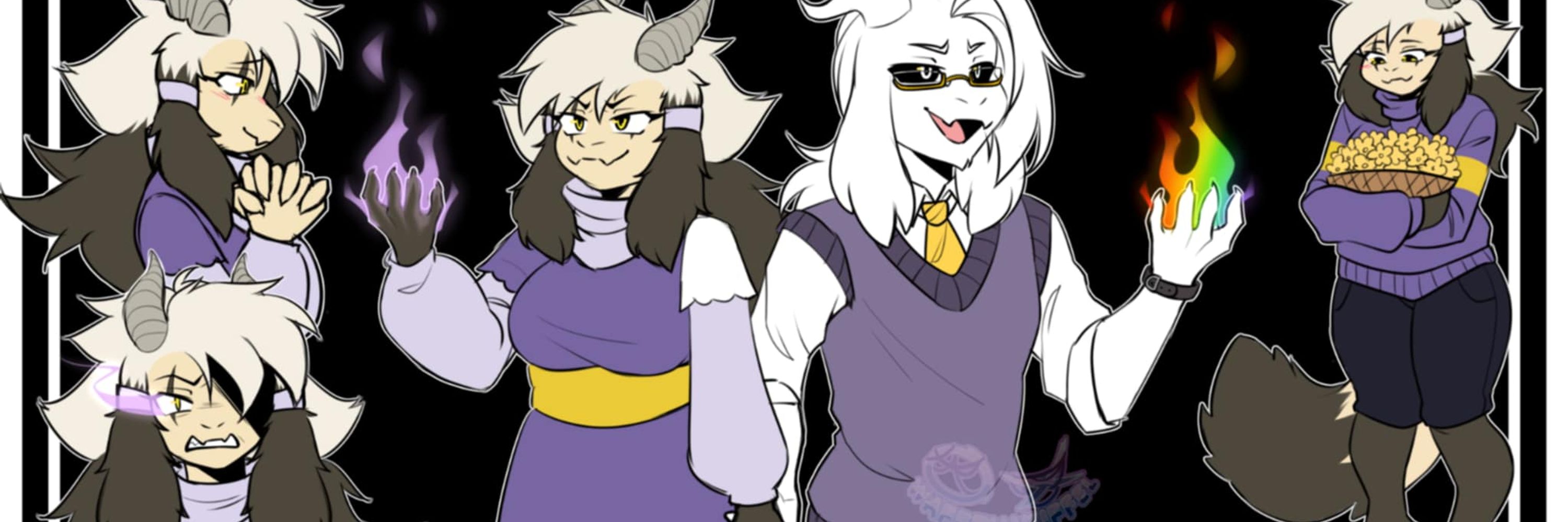 Undertale Prismatic Hearts AU