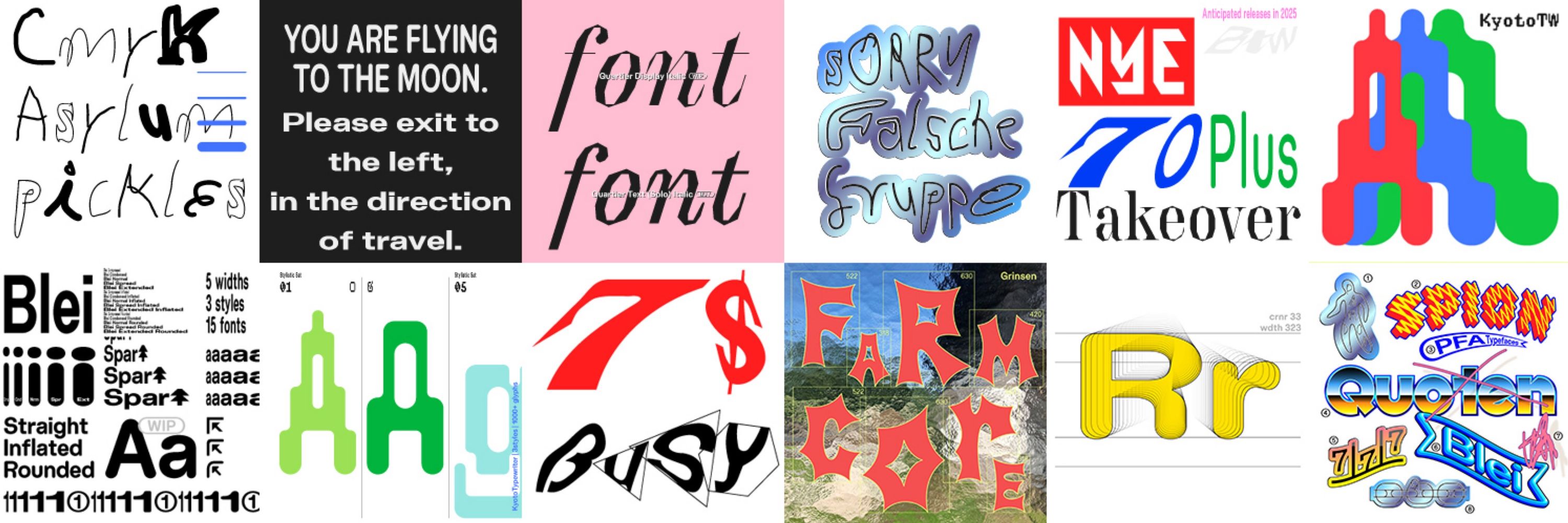 PFA Typefaces