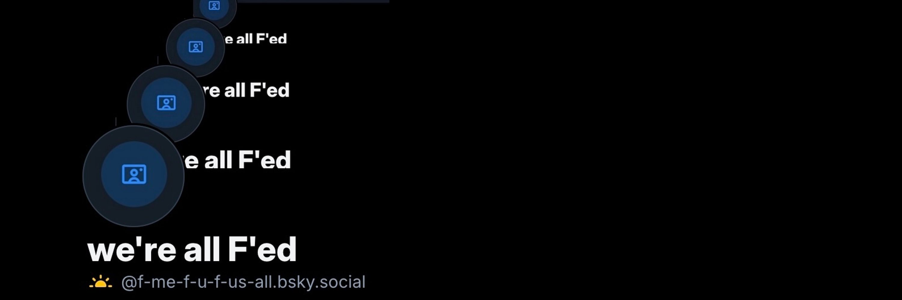 we're all F'ed