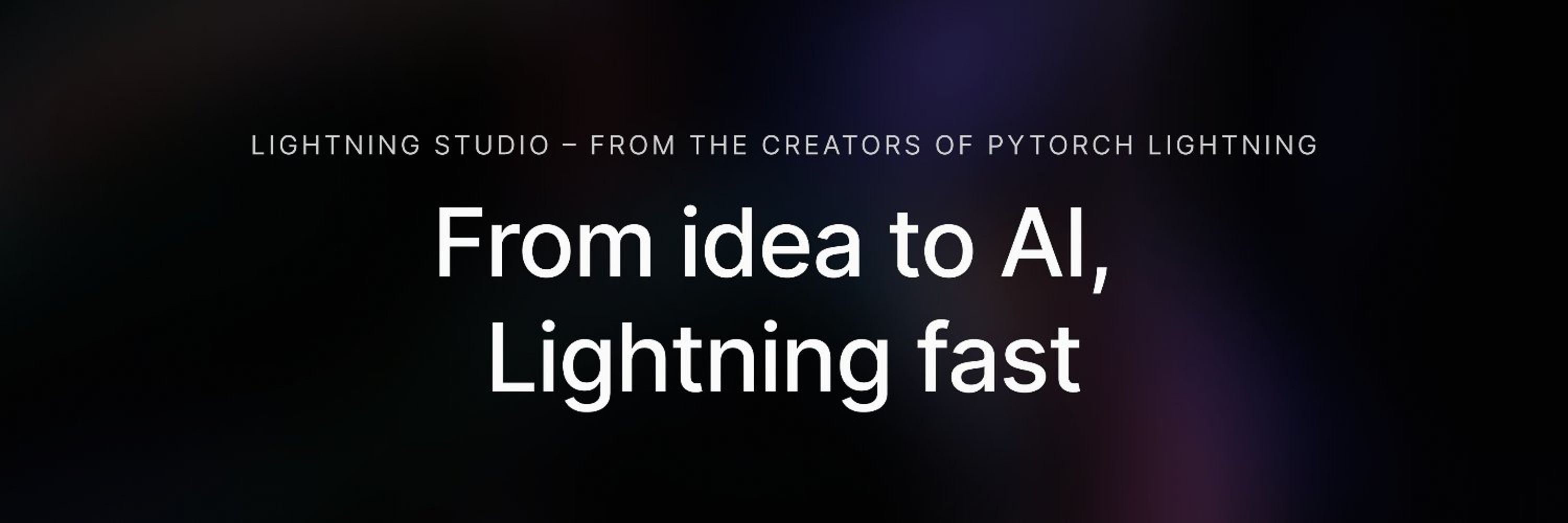 Lightning AI ⚡️
