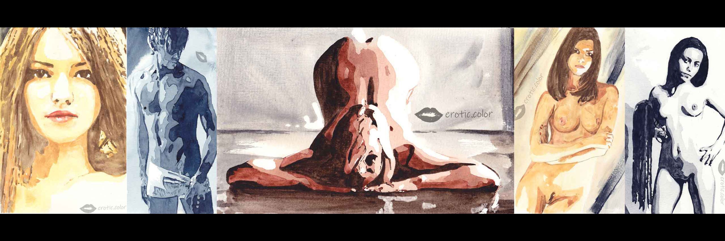 Erotic Color - Watercolor Portrait Painter