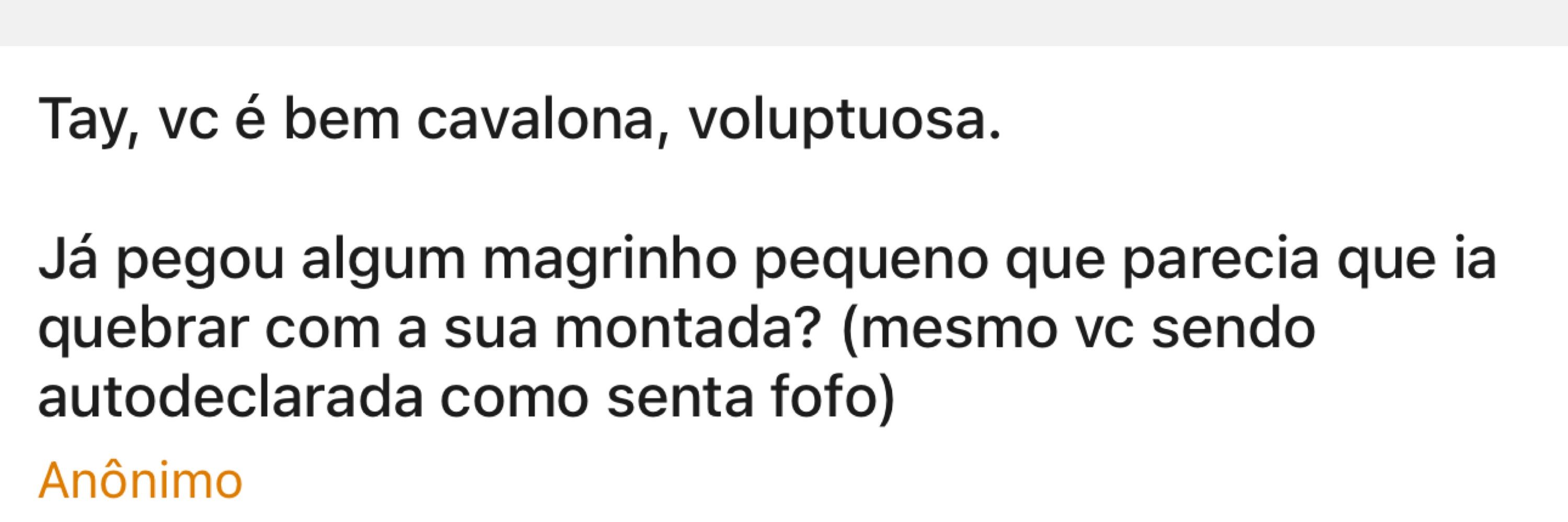 Tay, a Voluptuosa