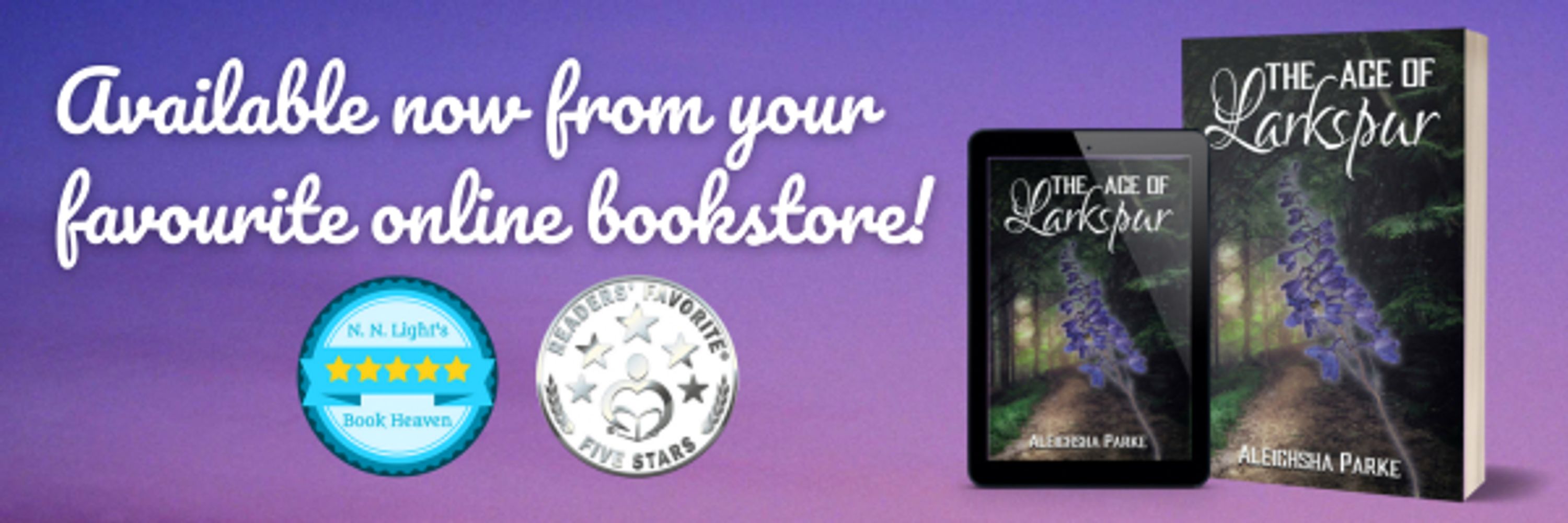 Aleighsha Parke 🪻The Age of Larkspur is available now!🪻