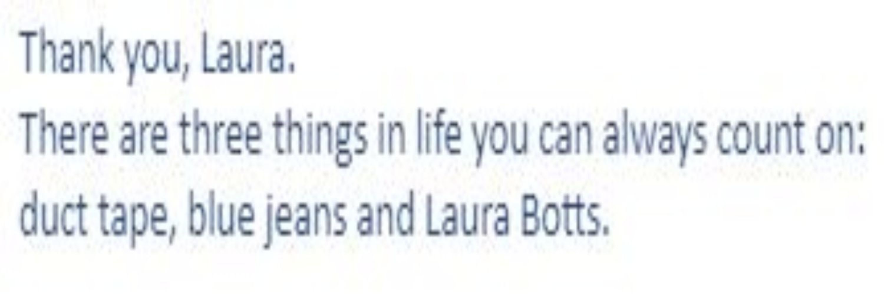 Laura Botts, a/k/a Ell Bee