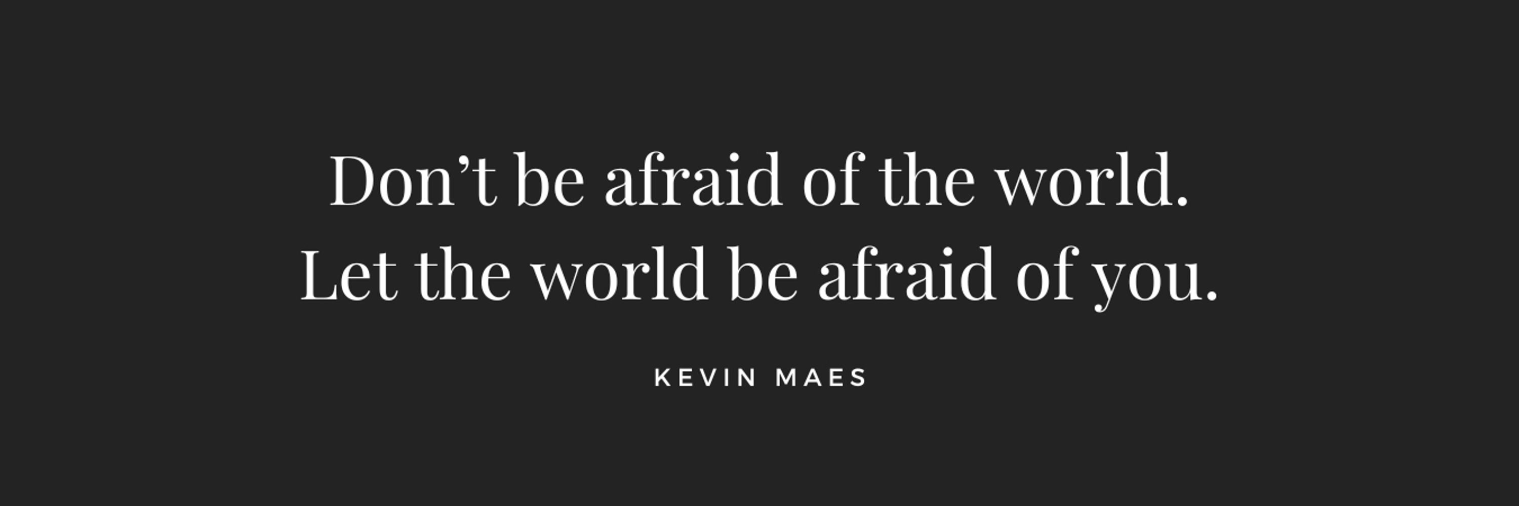 Kevin Maes | Storyteller