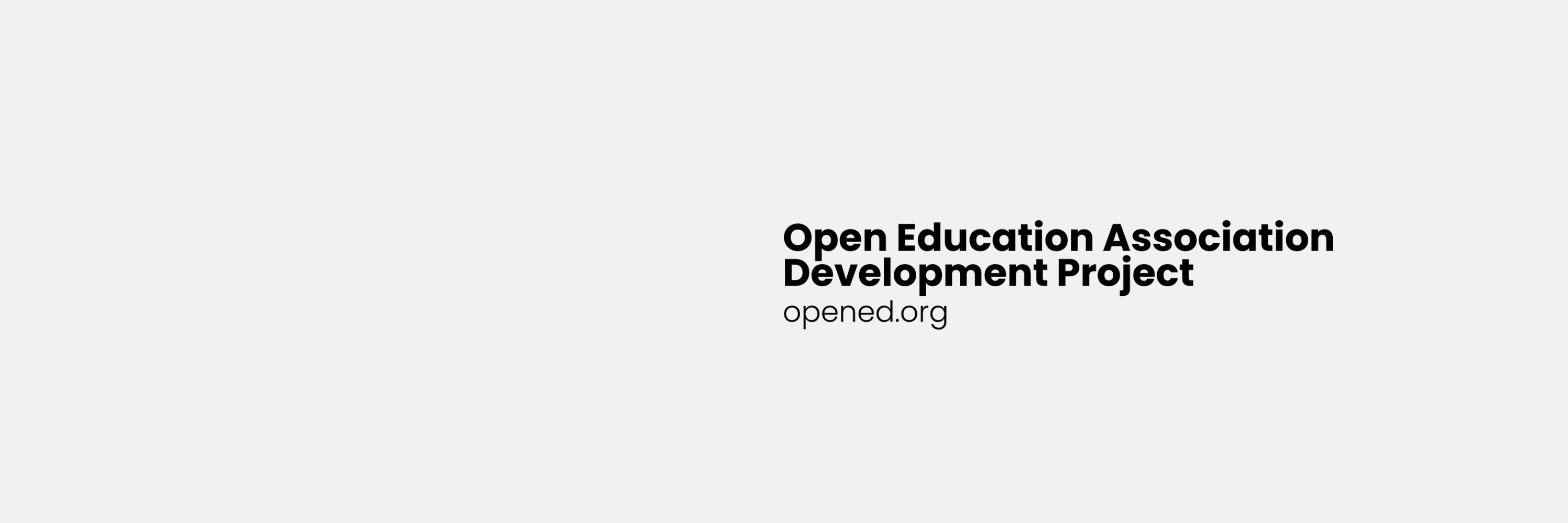 Open Education Association Development Project