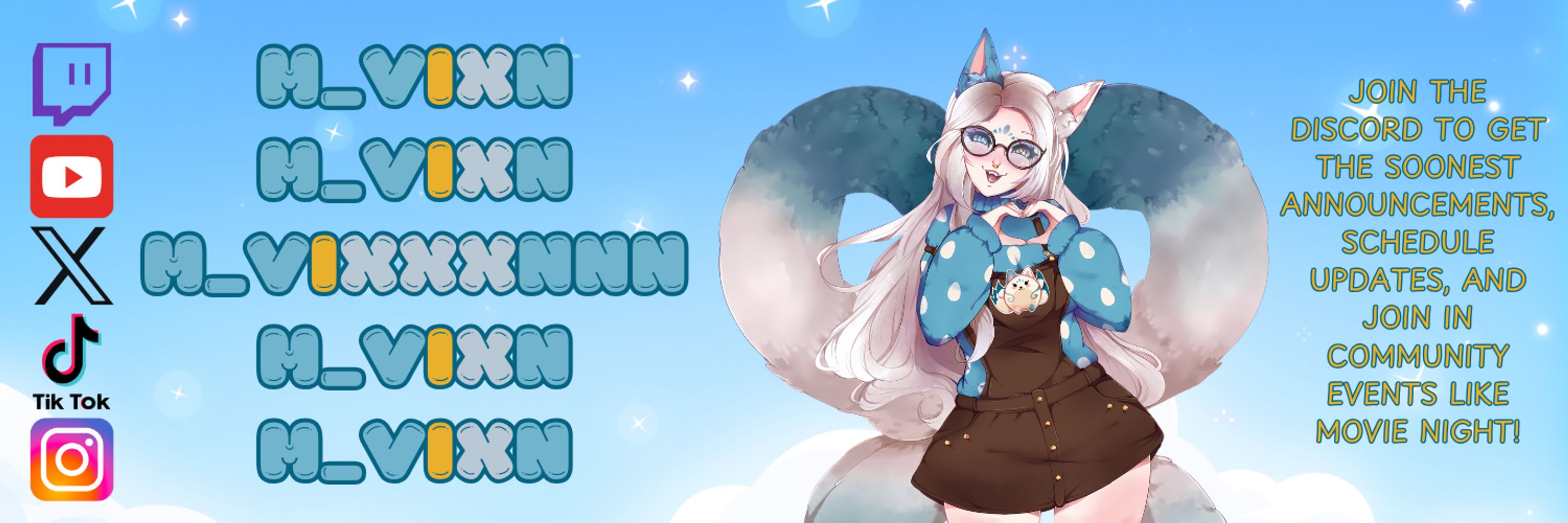 Vivi 💙🦊💛 FOXtuber - M_Vixn
