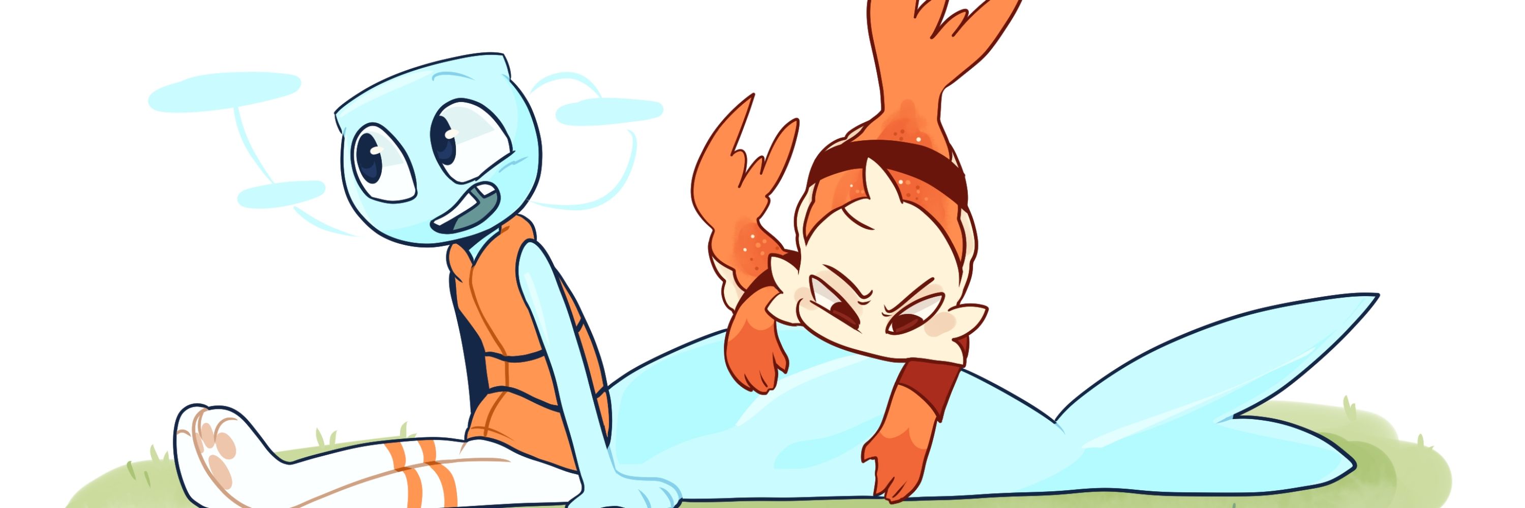 Simphony eats crumbs