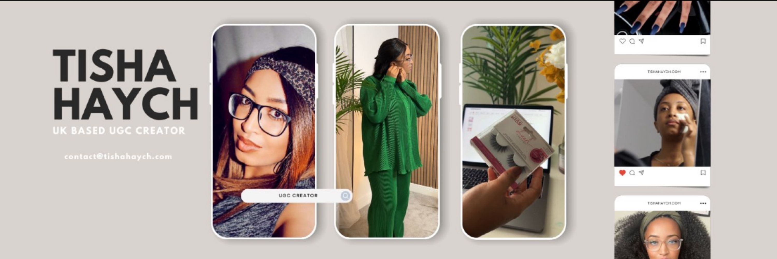 TISHA HAYCH | UK UGC CREATOR | CONTENT CREATOR