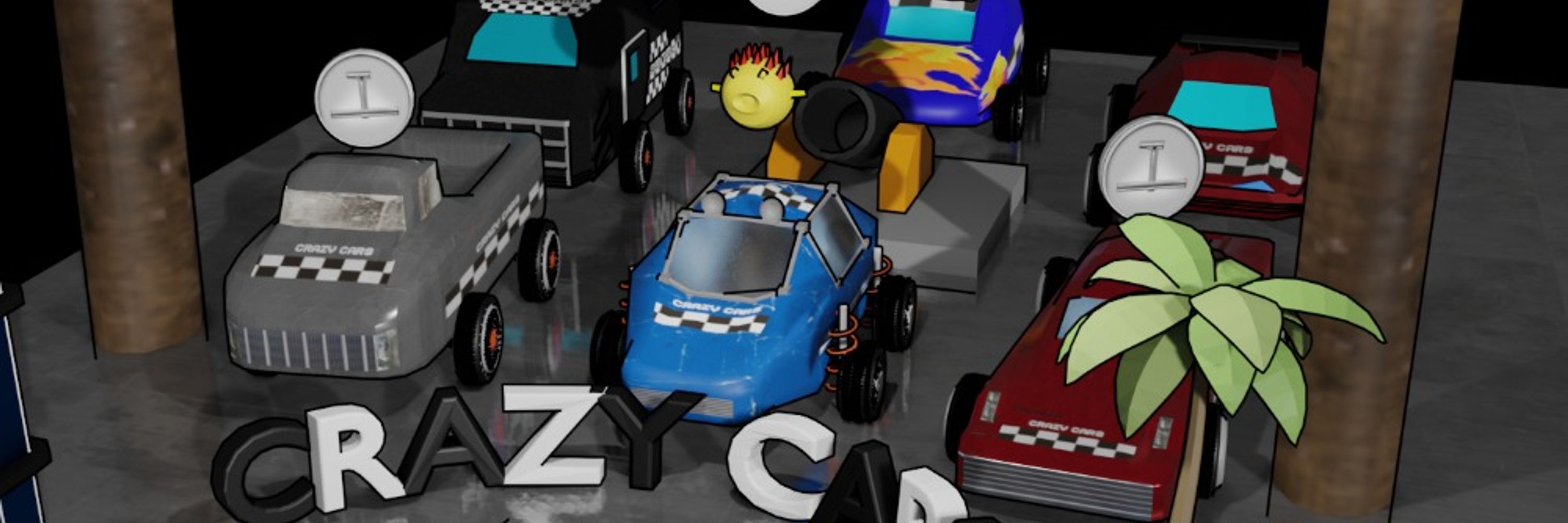 crazy cars 3D stunt racing NFT game on WAX