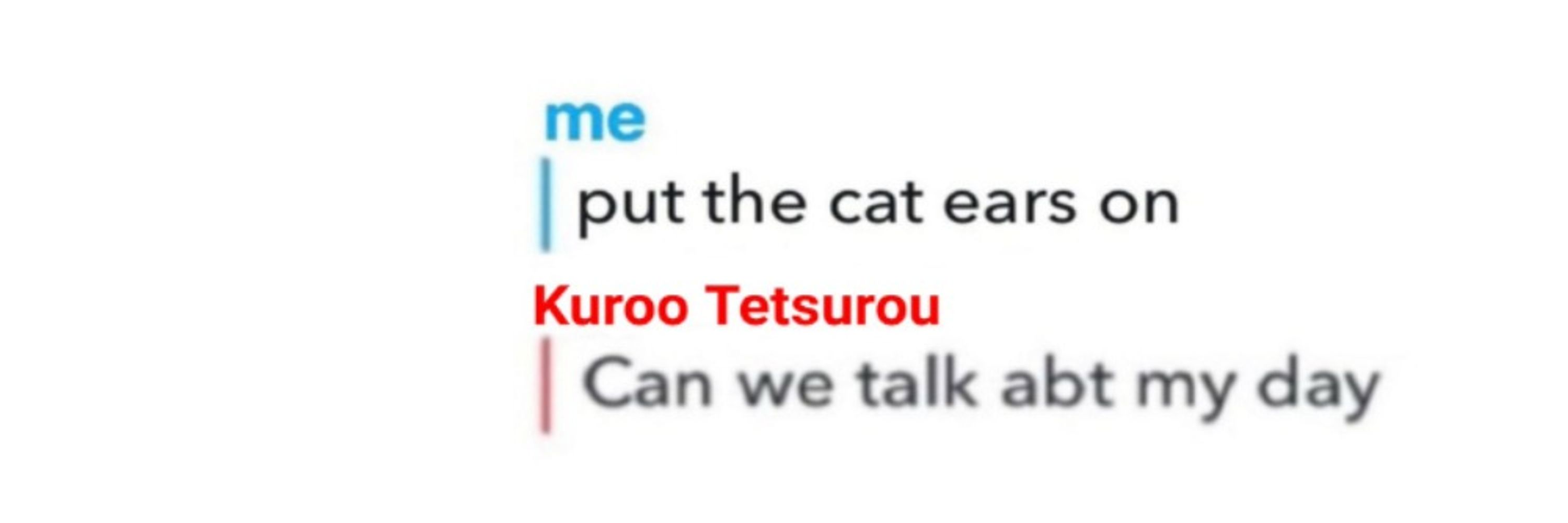 bisexuals for kuroo tetsurou (feat. kozume kenma)