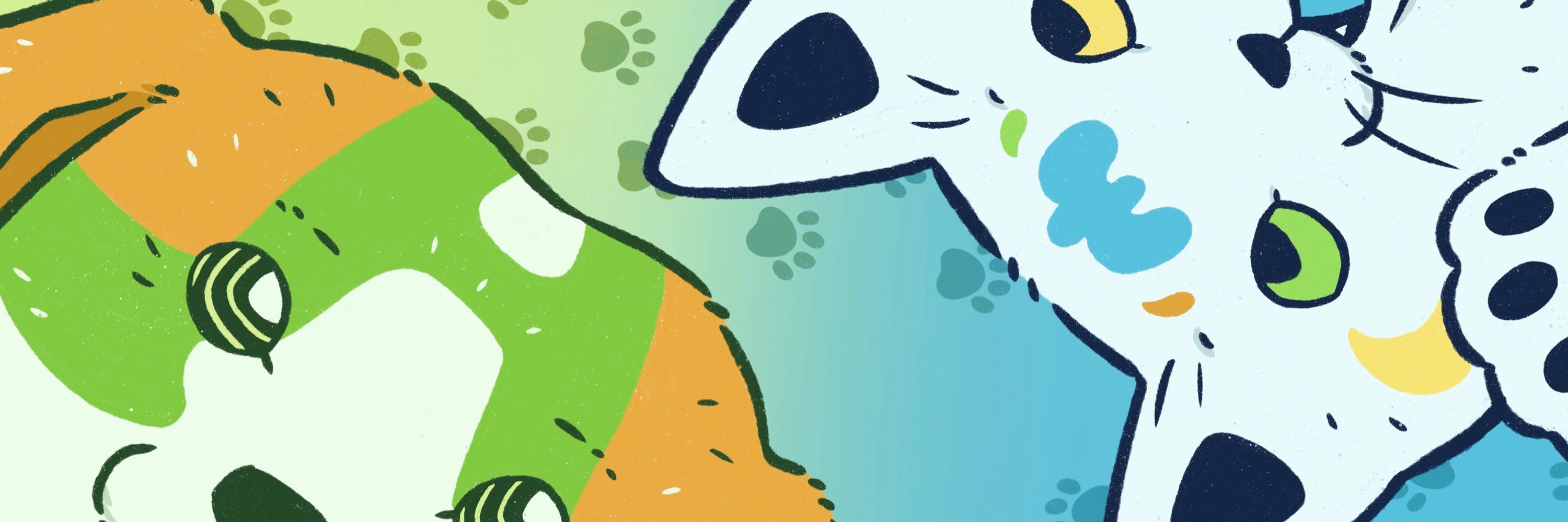 Wobble Paw Prints