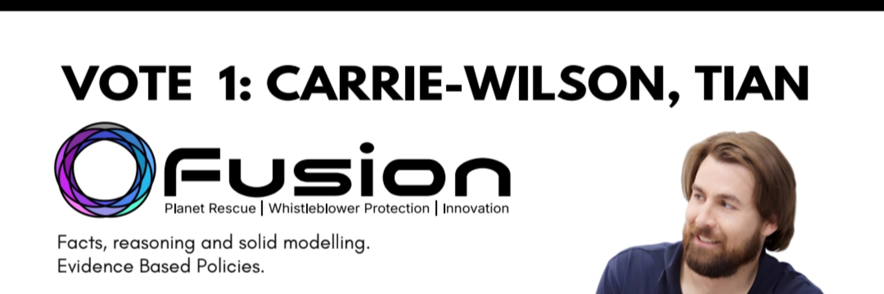 Tian Carrie-Wilson Fusion Party Candidate for WA