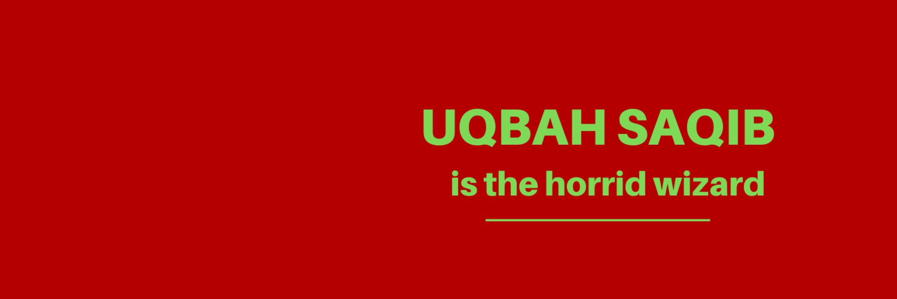 Uqbah Saqib