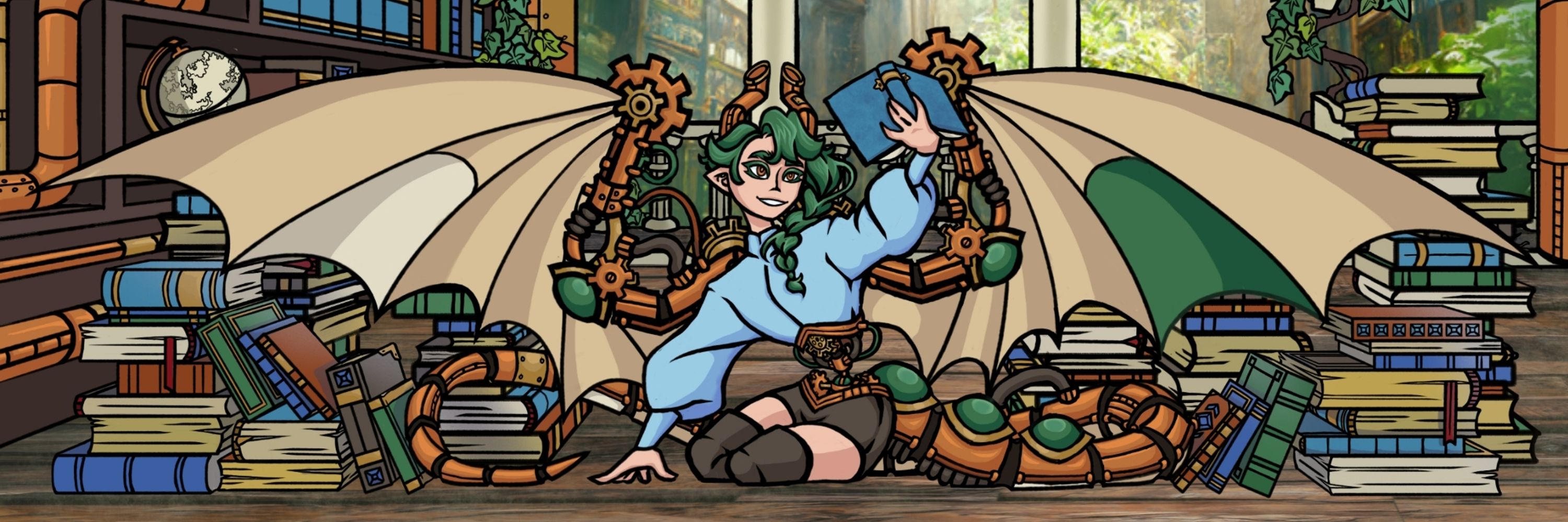 Loreto Nova | Steampunk Dragon PNG-Tuber