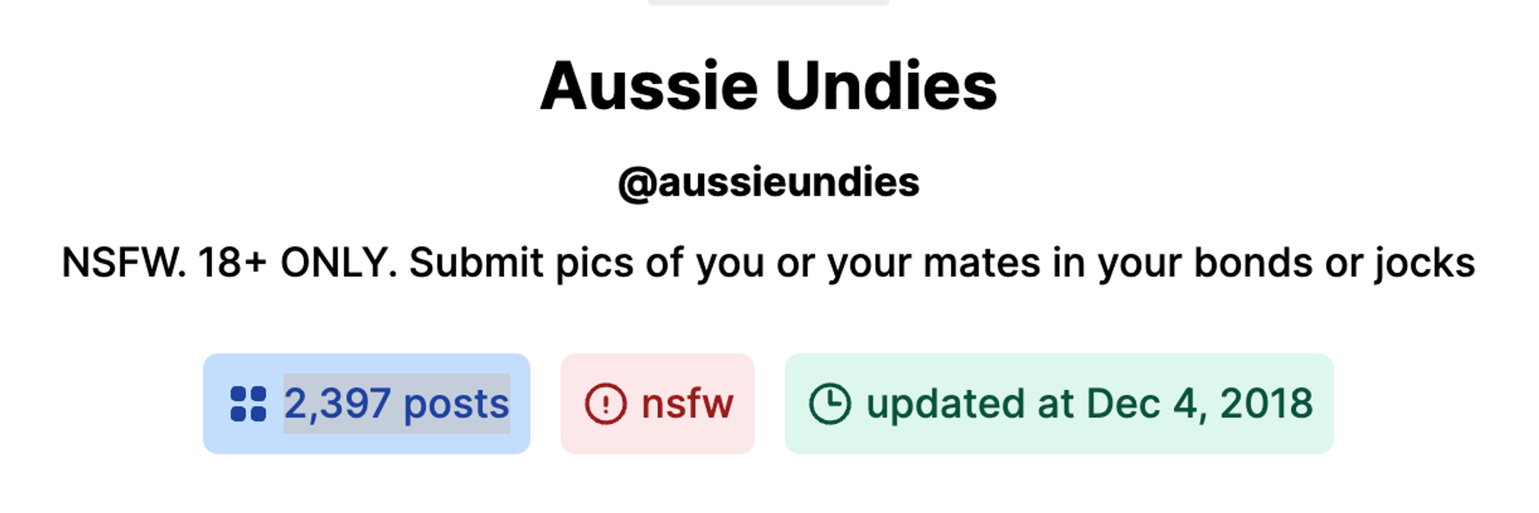 Aussie Undies
