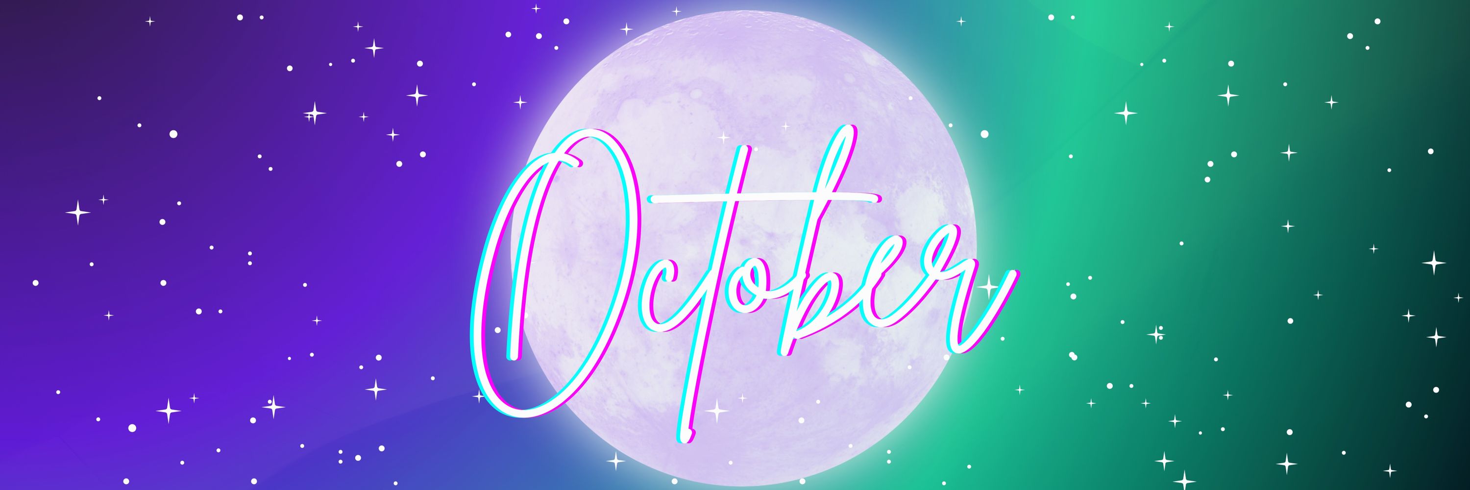 October 🌙 💚💜 