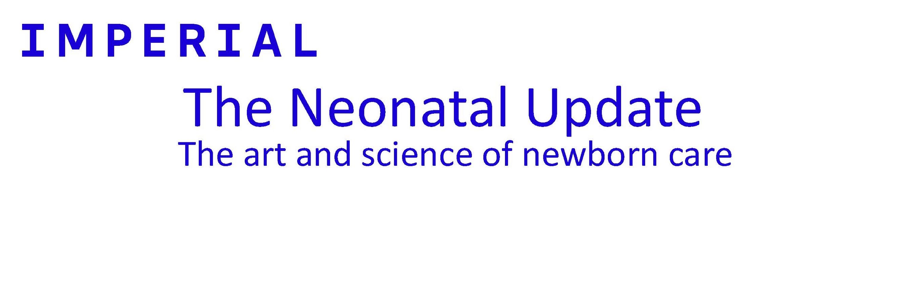 Neonatal Update