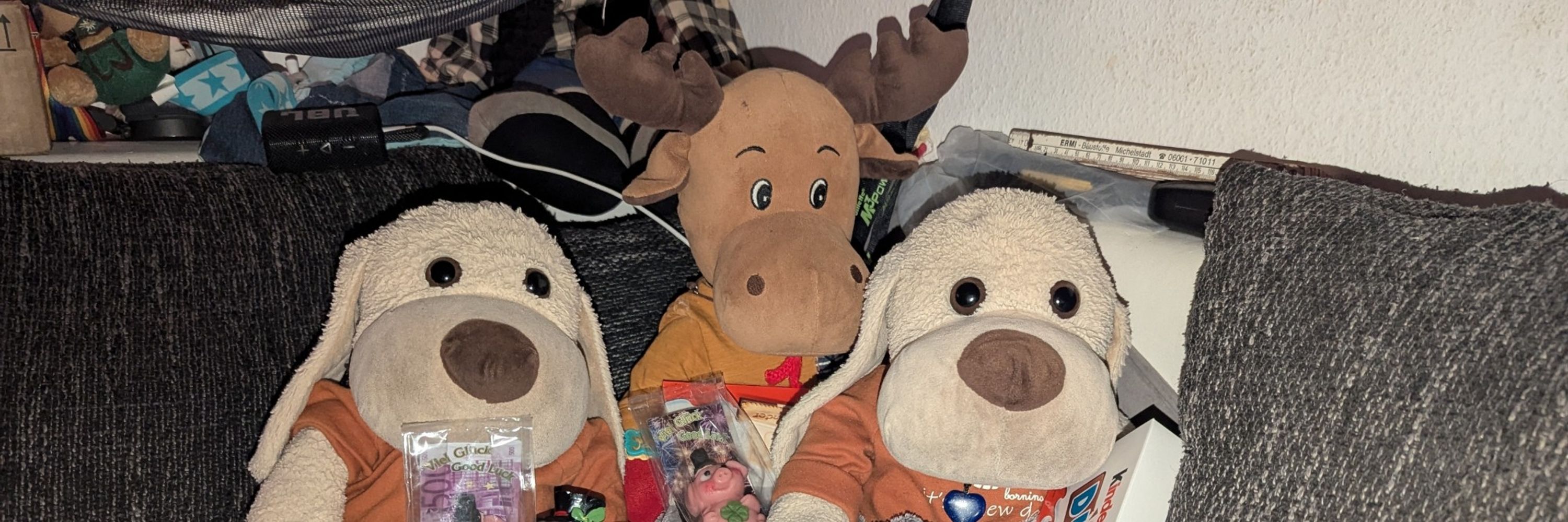 Kuscheltier Trio