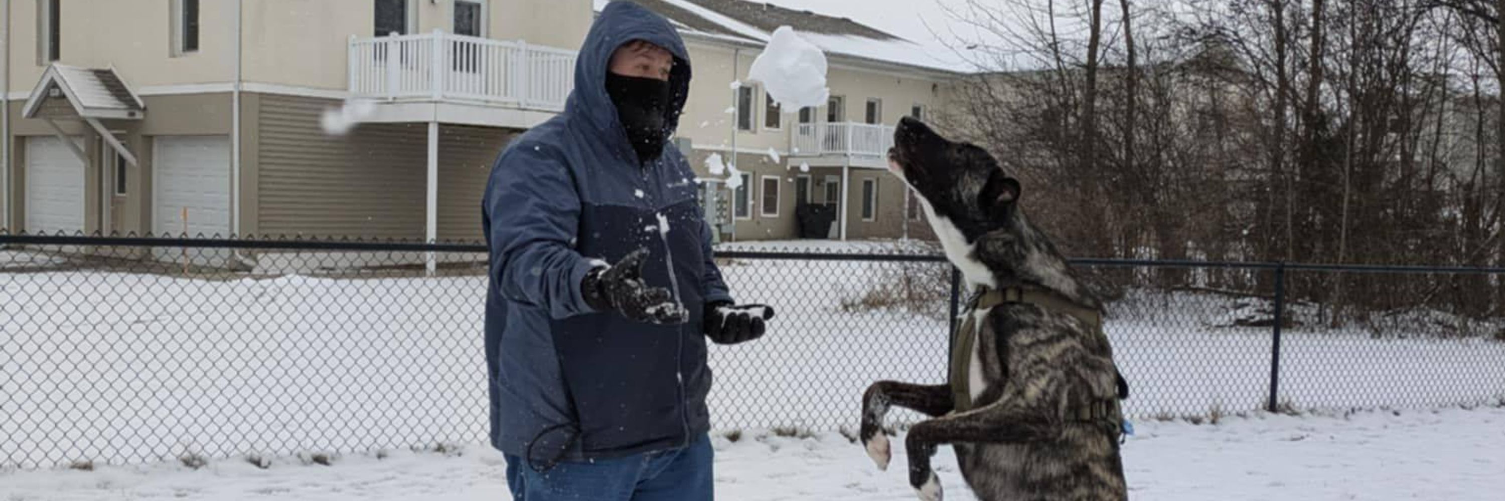 Kyle the Human and Rick the Dog