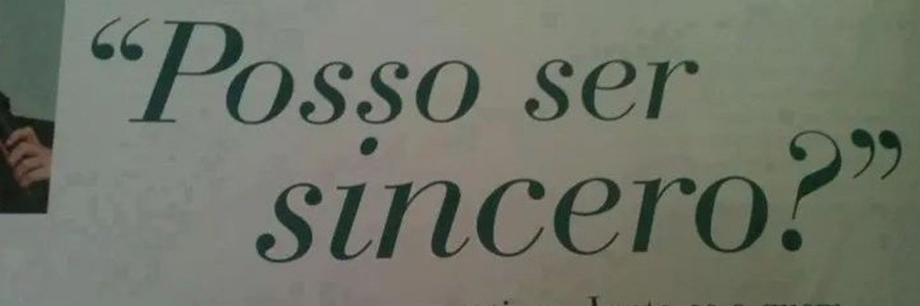 Pensando pouco