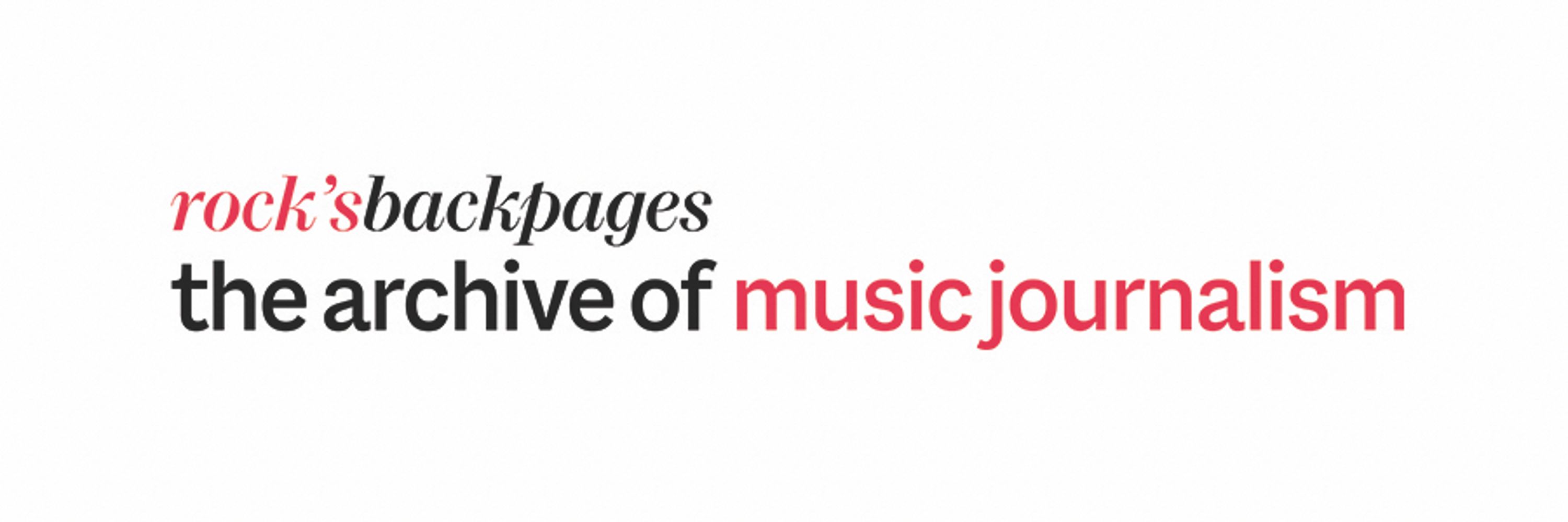 Rock's Backpages