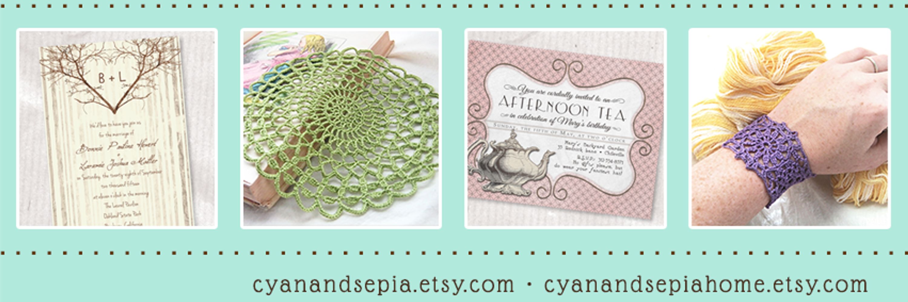 Cyan & Sepia