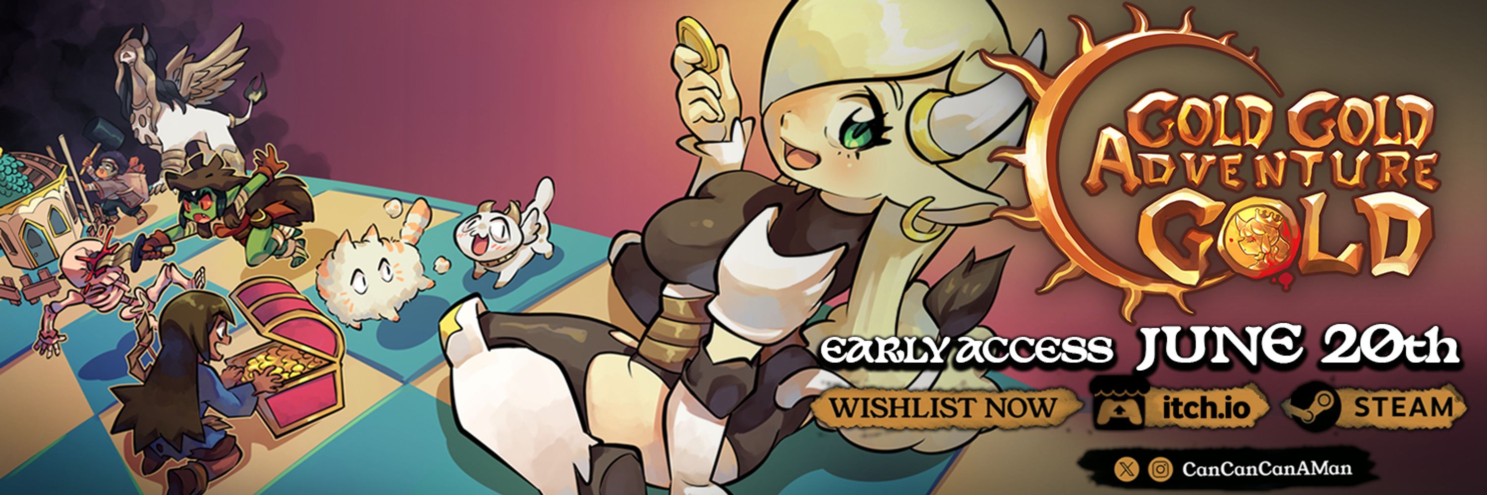 Gold Gold Adventure Gold - Wishlist Now on Steam!