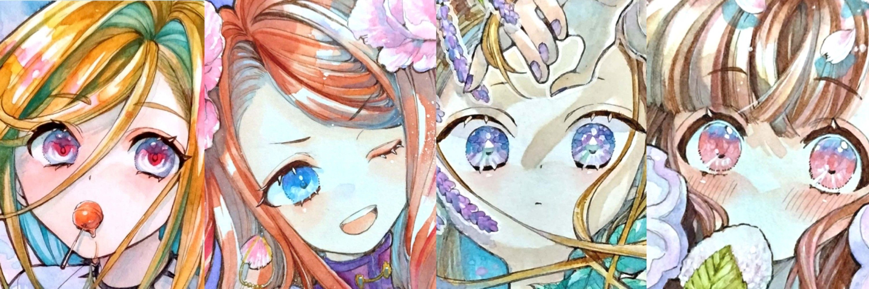 咲良なこ@透明水彩