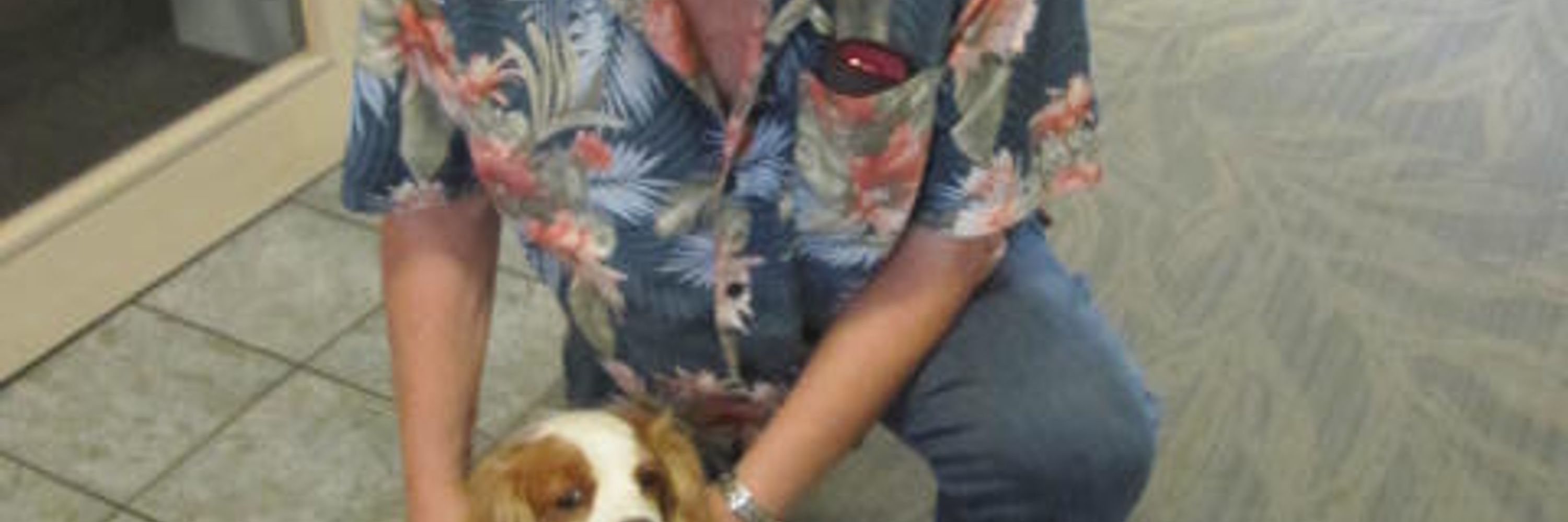 Mark with Cloe.